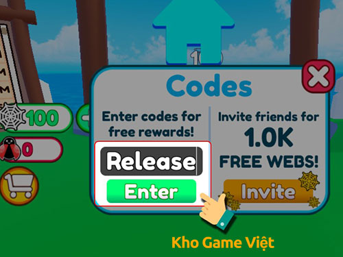 Code Be A Spider Tycoon 3