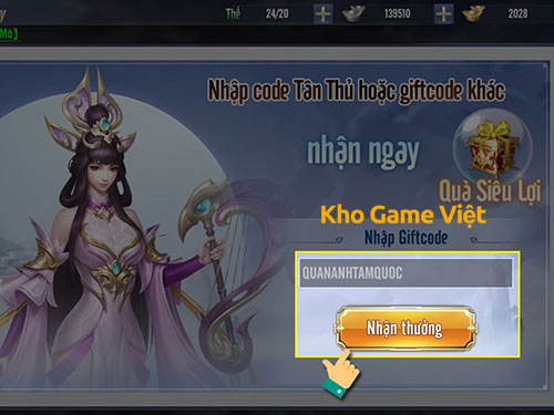 Code Quần Anh Tam Quốc 3
