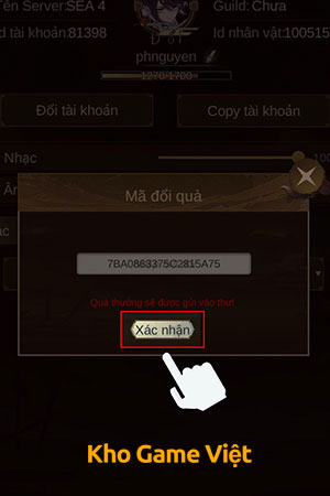 Code Thánh Thiên Tiên Vực 4